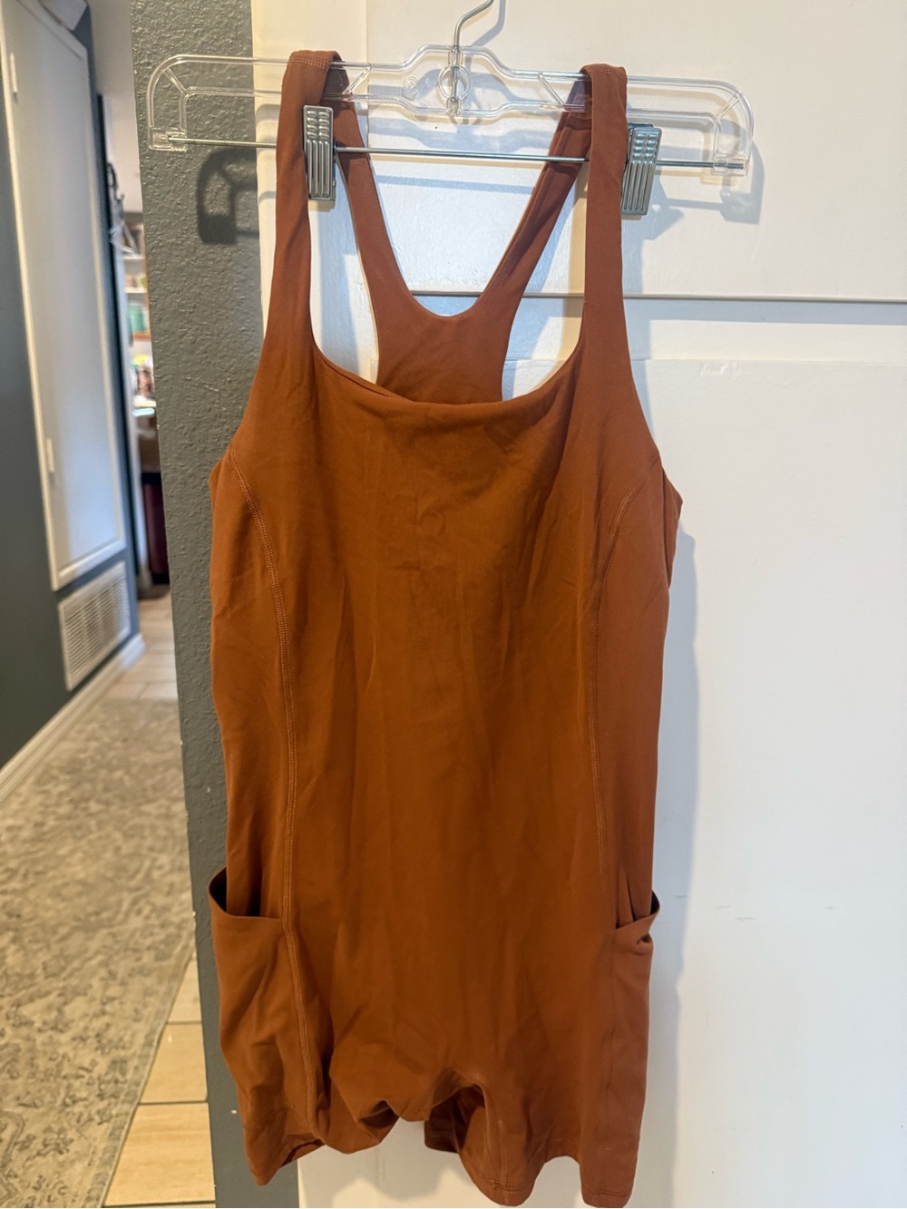 Free people Women's Racerback Pocket Tank Top - Rust